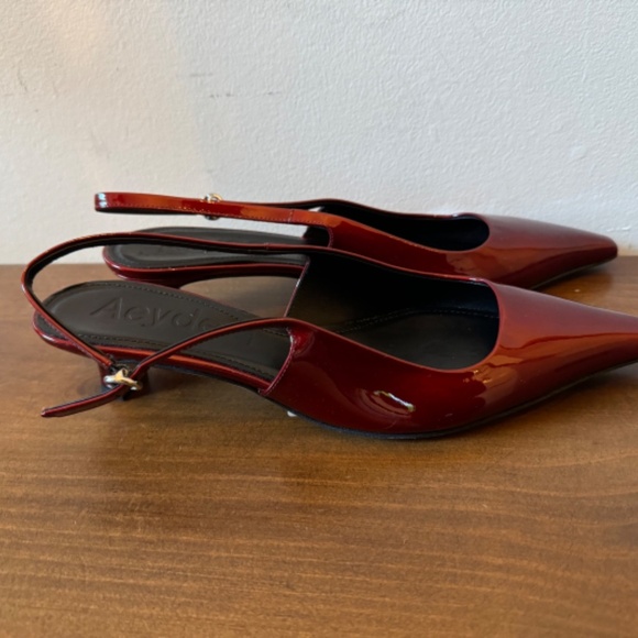 💎 AEYDE 💎  Catrina pumps Rouge High Gloss 38 EU/7 US - Picture 7 of 16